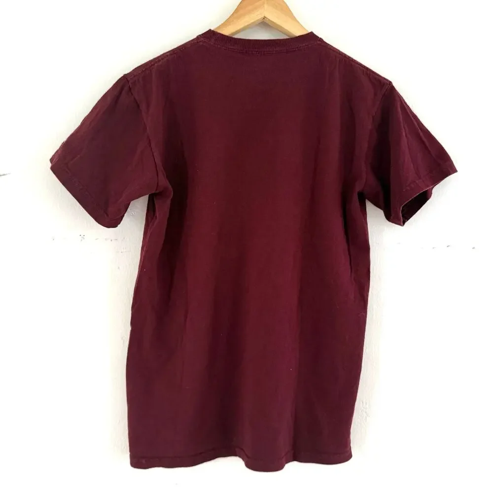 Harvard University X Champion Short Sleeve Shirt Maroon Unisex Size Small‎ - Picture 2 of 7